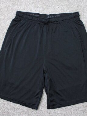 Nike Shorts Mens Large Black Dri-Fit Fly 9" Training Basketball Athletic Stretch